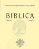 biblica vol 97 2016   commentarii periodici pontificii instituti biblici   issn 0006 0887
