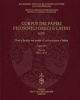 corpus dei papiri filosofici greci e latini  testi e lessico nei papiri di cultura greca e latina parte iv 2