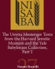 the umma messenger texts from the harvard semitic museum and the yale babylonian collection part 1   noemi borrelli   nisaba 27